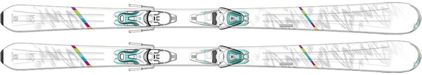 Горные лыжи Salomon W-Pro + крепления Lithium 10 W (15/16)