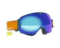 Маска Salomon XMax Navy Blue / Blue + Light Yellow Multilayer Low Light