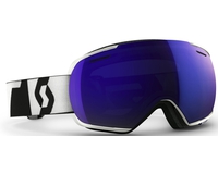 Маска Scott Linx Black White / Solar Blue Chrome + Light Amplifier
