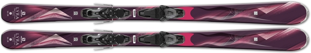 Горные лыжи Salomon Lyra (154, 161) + крепления Lithium 10 W (16/17)