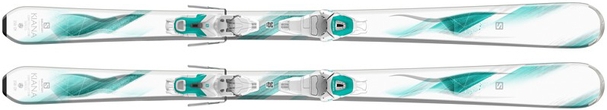 Горные лыжи Salomon Kiana + крепления Lithium 10 W (16/17)