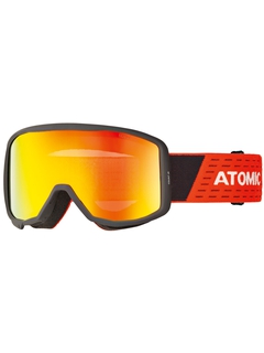 Детская маска Atomic Count JR Cylindrical Black Red / Red