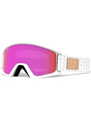 Маска Giro Dylan White Quilted / Amber Pink 37 + Yellow 84