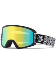 Маска Giro Semi Black / White Squiggle / Loden Yellow 20 + Yellow 84
