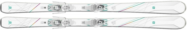 Горные лыжи Salomon W-Max 4 + крепления Lithium 10 W (17/18)