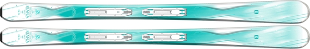 Горные лыжи Salomon Kiana + крепления Lithium 10 W (15/16)