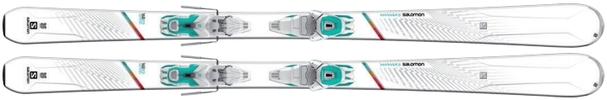 Горные лыжи Salomon W-Max 6 + крепления Lithium 10 W (16/17)