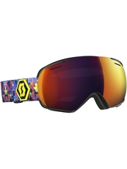 Маска Scott Linx Black/Yellow / Solar Red Chrome + Illuminator
