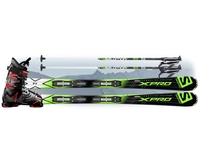Горнолыжный комплект Salomon X-Pro Ti + крепления Lithium 10 + Atomic Hawx 1.0 100 + Salomon X 08