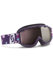 Детская маска Scott Hook Up Jr Purple / Silver Chrome